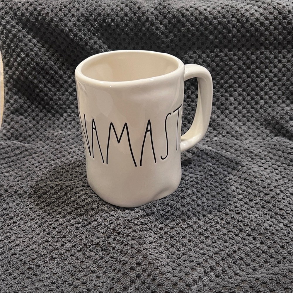 Rae Dunn White 'Namaste' Mug
